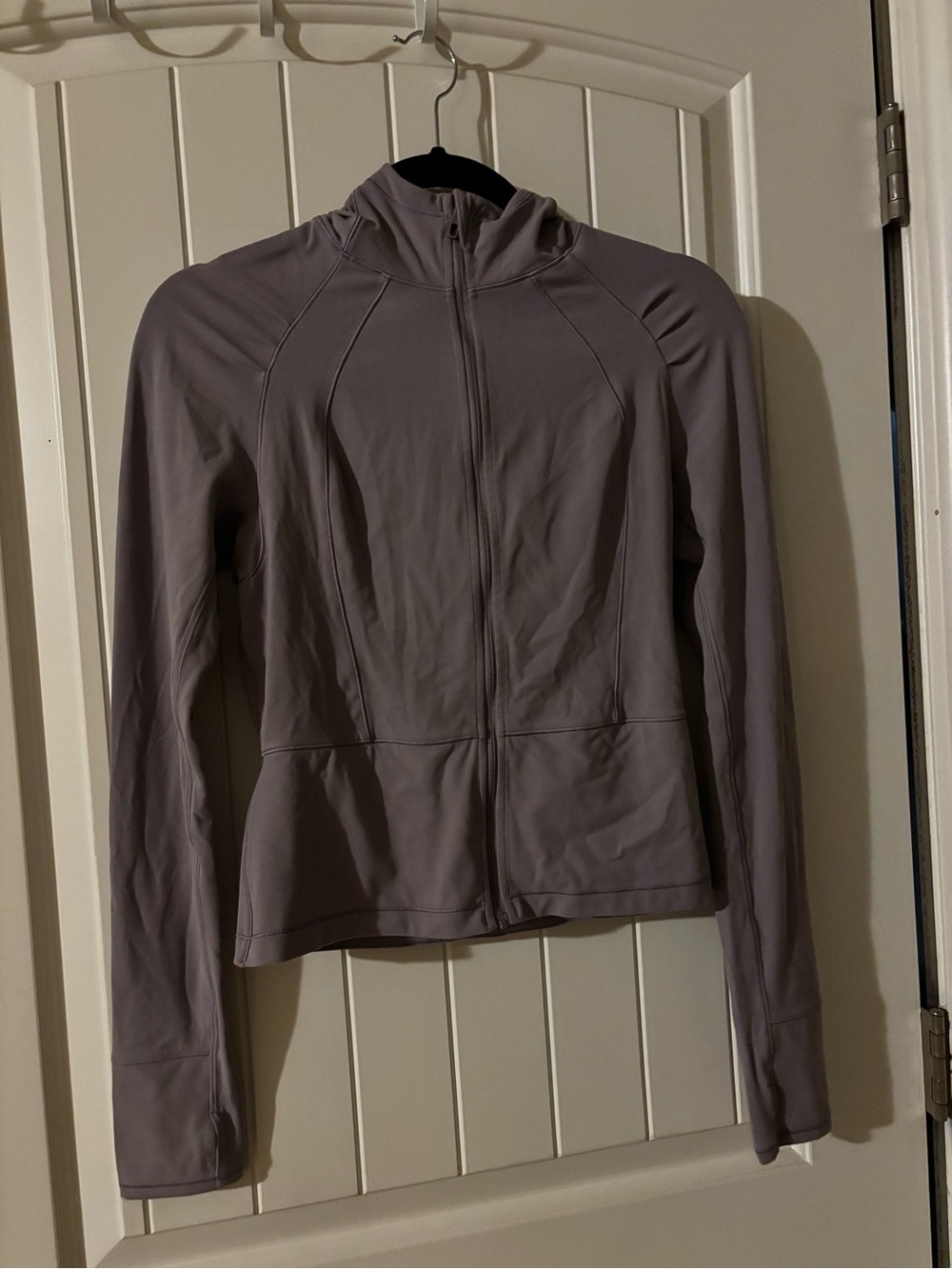 lululemon athletica Lavender Gray Full-Zip Hooded Utility Jacket